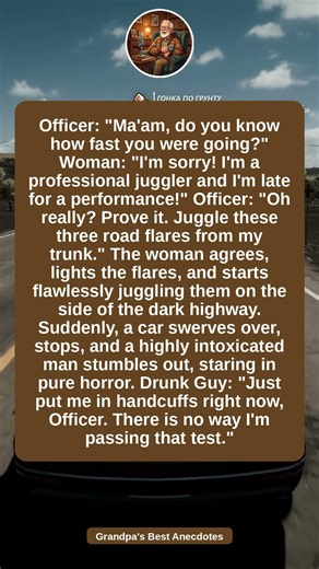 Drunk Driver Fails The Ultimate Sobriety Test#funny #joke #humor