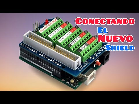 como conectar los cables del nuevo shield de #arduino para #grbl #CNC