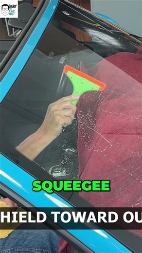 How to EASILY Clean the INSIDE of Your Windshield? #shorts
