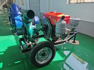 [Hot Item] Changfa Diesel Engine Coupled Connection Irrigation Water Pump Trailer Set