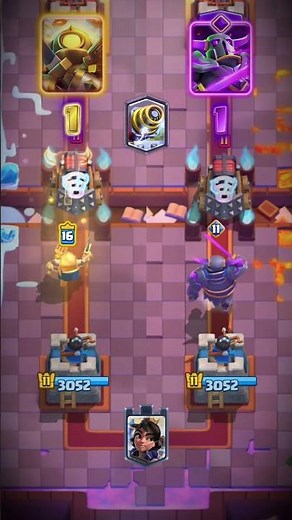 Mini pekka hero vs Pekka evo #clashroyale