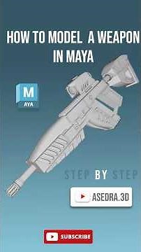 Modeling the Front Barrel in Maya 2025 🔫 | Sci-Fi Weapon Tutorial | PART 9