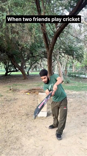 When two best friends play cricket 🏏