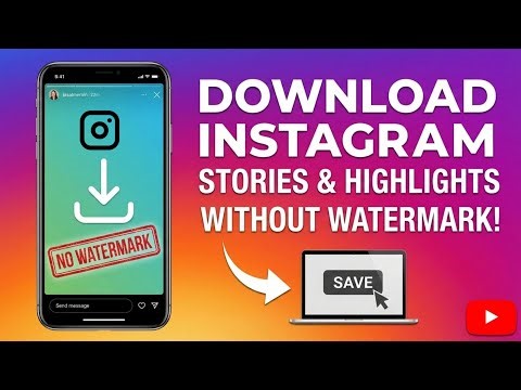 SECRET Way to Save Instagram Stories & Highlights (No Watermark!) #download #story #views