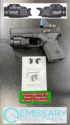 Emissary Development Switch Upgrade for Streamlight TLR-1 / TLR-7 & SureFire X300