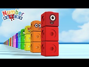 Counting Numberblocks on a Mathlink | Learn Numbers 1 to 100 for Kids