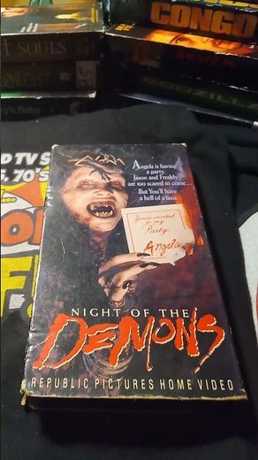NIGHT OF THE DEMONS VHS #horrormovie