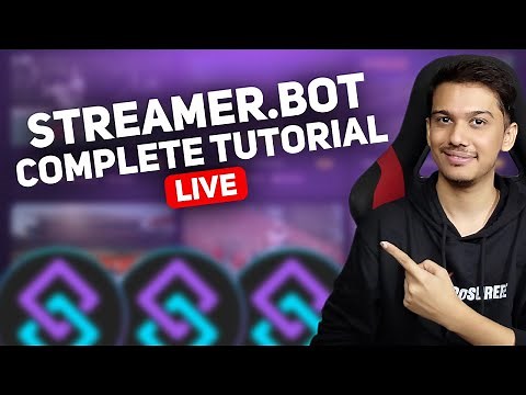 STREAMER.BOT Complete Setup Live -- EXPOSUREEE