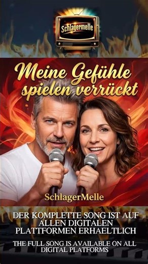 🎵 MEINE GEFÜHLE SPIELEN VERRÜCKT ❤️ - Schlagermelle 🎵 #schlager #liebe #schlagermelle