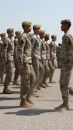 military drills by the army