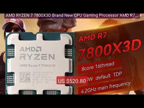 AMD RYZEN 7 7800X3D Brand New CPU Gaming Processor AMD R7 780... — Amazing Value 2026 | Must Have!