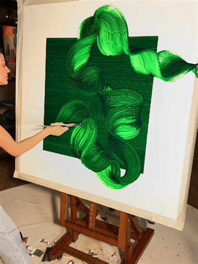 „Beyond the Lines“ 🌿120 x 120 cm | drawing