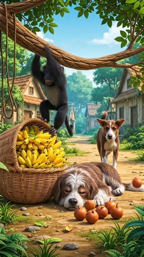 The Clever Monkey 🐒 | A Smart Jungle Story
