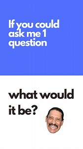 If you could ask me 1 question, what would it be? Ask here: https://www.orbofi.com/chat/dannytrejo #YODANNY #Orbofi #DannyAI | Danny Trejo