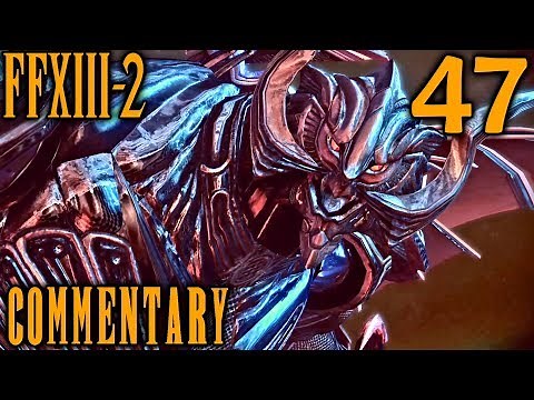 Final Fantasy XIII-2 Walkthrough Part 47 - Chaos Bahamut & Caius Boss Battle (Academia 500 AF)