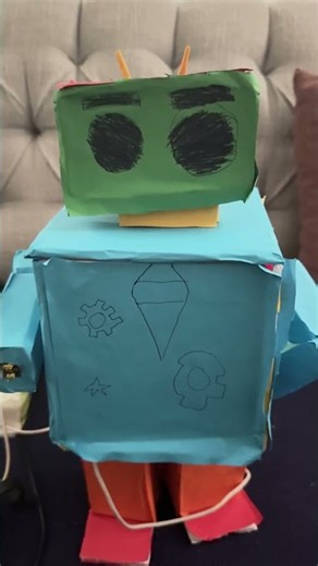 Meet Mr. Robot, the Cardboard Robot That Talks #arduino #diy #electronics #esp32 #engineering #robot
