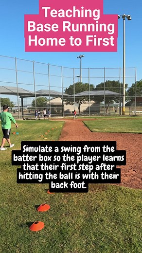 Teaching Base Running Home to First. Better Baseball! Simulate a swing. Run fast. Breakdown. Look right! Simple Baseball! Fast Base runners Baseball drills. Baseball skills. Teaching baseball for youth. Running the bases. #simplebaseball #zionportugal #baseballtraining #Baseballdrill #baseballdrills #baseballdrillsforkids #baserunning #baserunner #baserunningskills #6ubaseball #7ubaseball #8ubaseball #youthbaseballplayer #teachingbaseball