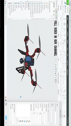 Drone in Creo 🤯 | CAD | #shorts #animation #engineering