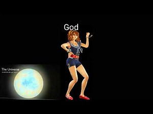 Universe size comparison meme (dance central)