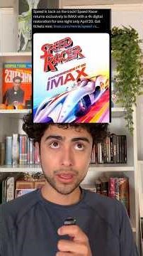 Did you get tickets to Speed Racer in IMAX?!😱#speedracer #imax #movie #fyp #amc
