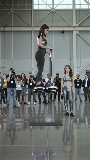 Revolutionary Hoverboard Soars with Grace! #Hoverboard #FutureTech #Innovation