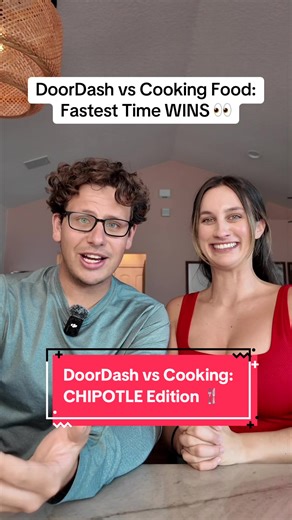 Can Mackenzie make Chipotle faster than I can DoorDash it??? 👀🤔🔥 #doordash