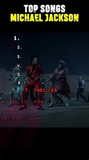TOP 10 Michael Jackson songs of all time 👑🔥 #michaeljackson #music #shorts