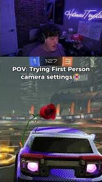 First Person Camera Settings😭 // kick.com/hotboxedtoyota #rocketleague #rocketleaguevideos