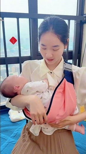 Ergonomic Baby Carrier Sling for Newborn Comfort 👶✨ Hands-Free Parenting Made Easy 💼💕