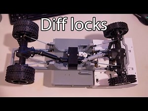 3D printed RC truck V3: Diff locks