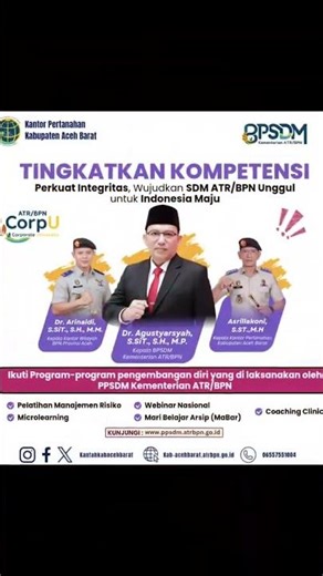 BPSDM ATR/BPN menyediakan beragam program pengembangan kompetensi