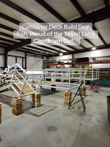 Container Deck Build Day 4ish. Proud of the Team! Let’s Check ‘em Out. | Simple Shipping Containers