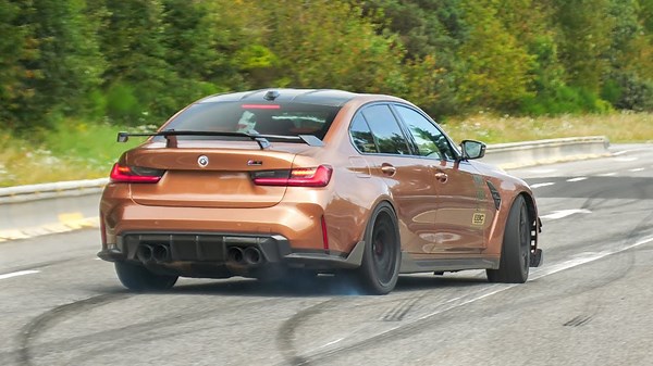 When 750HP meets physics: BMW M3 G80 powerslide madness