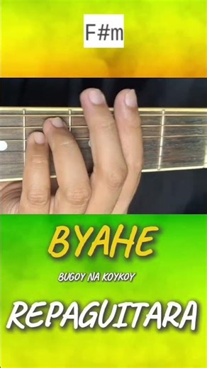 Byahe| REPAGUITARA Reggae Tutorial | Bugoy Na Koykoy