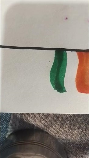 very easy and beautiful Flag drawing