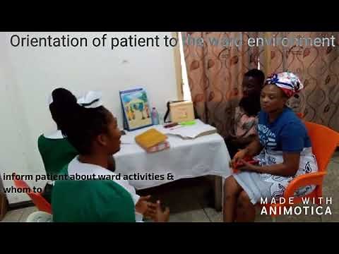 ORIENTATION OF PATIENT TO WARD ENVINRONMENT (AMBULATORY)