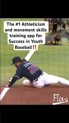 The #1 Athleticism and movement skills training app for Success in Youth Baseball‼️
