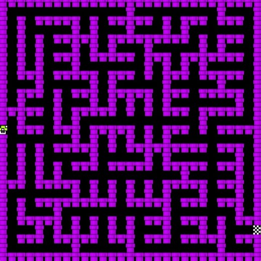 neuromancer | Escaping the Maze Mazes generated and solved with a Depth-First Search algorithm... | Instagram