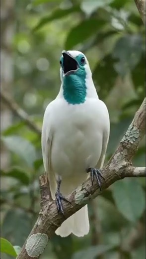Loudest Bird on Earth! 😱 125dB White Bellbird #shorts