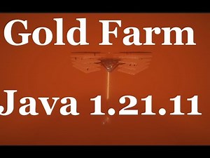 Minecraft JAVA 1.21.11 Gold Farm