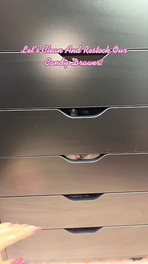 Restocking Candy Drawer with ASMR Sounds