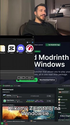 Jak zainstalować Modrinth w 30 sekund! | Minecraft Mody