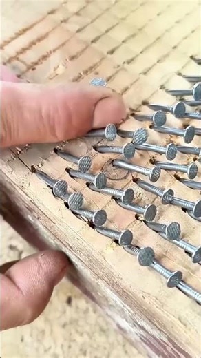 DIY Corn Threshing Machine Made from Nails – Easy and Affordable