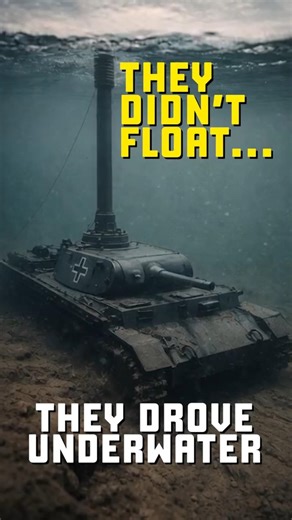 They Didn’t Float… They Drove Underwater #Tauchpanzer #WW2Tanks #GermanTanks #PanzerIII #PanzerIV