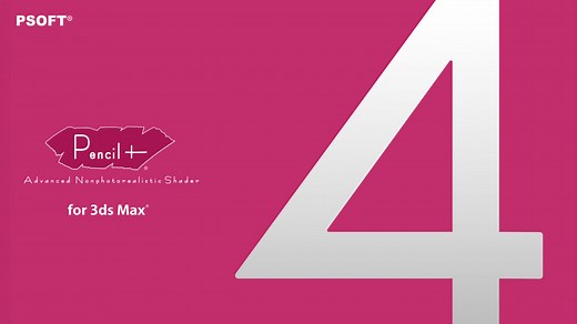 【3-2D】PSOFT Pencil+4 for 3DSMAX 官方简单功能概述【卡通渲染器】