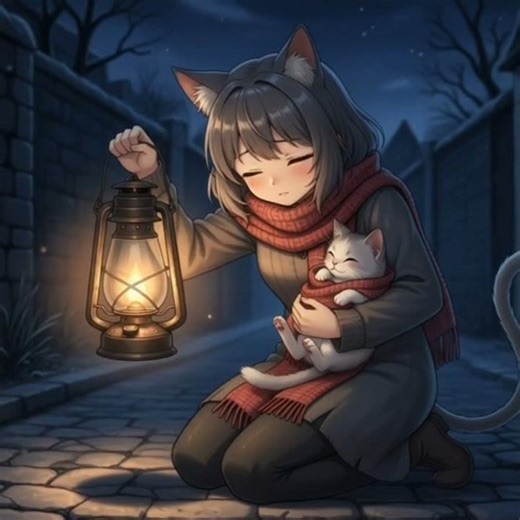 kind hearted cat girl #catscartoon #cute #funnycartoo #catvideoforkids #cartoon