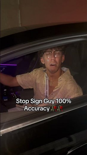 STOP SIGN??? WHAT STOP SIGN MAN🗣️🗣️ #hugopelaez #funny