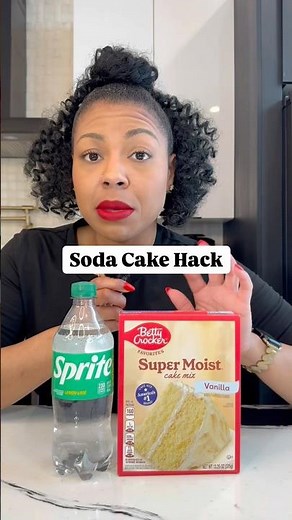 Soda Cake is a 2-ingredient cake hack! #cake #easyrecipe