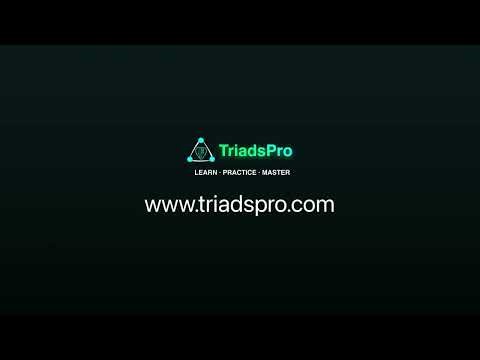 TriadsPro — Master Guitar Triads Faster Than Ever