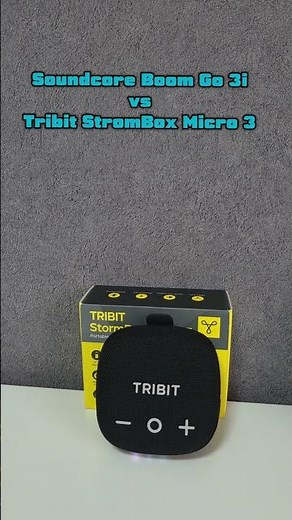 Soundcore Boom Go 3i vs Tribit StormBox Micro 3 #bluetoothspeaker #bass #test #tribit #btsoundlab